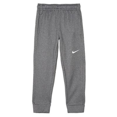 Nike Boys' grey Nike Dri-Fit 'Therma' jogging bottoms